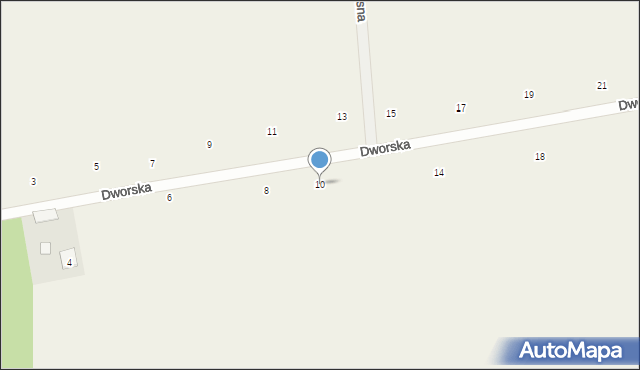 Giełczyn, Dworska, 10, mapa Giełczyn