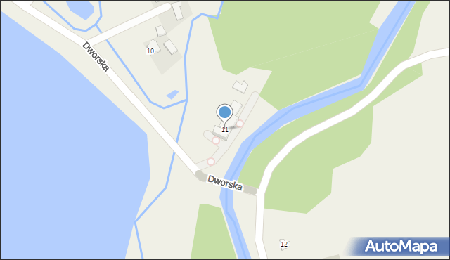 Gierałtowice, Dworska, 11, mapa Gierałtowice