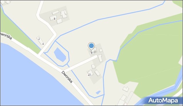 Gierałtowice, Dworska, 9, mapa Gierałtowice