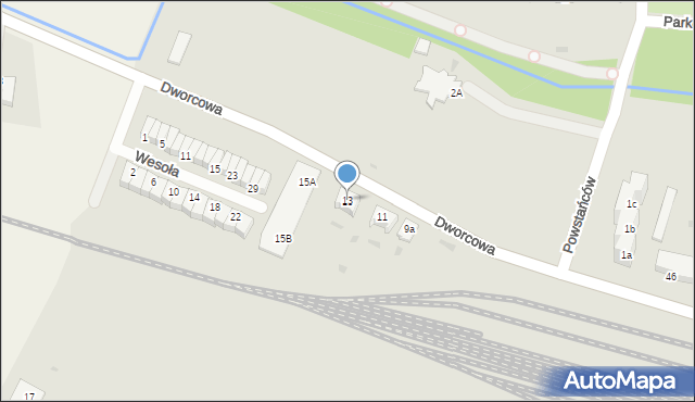 Głubczyce, Dworcowa, 13, mapa Głubczyce