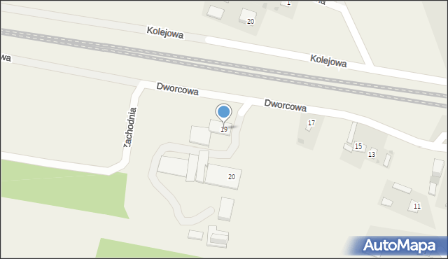 Kanie-Stacja, Dworcowa, 19, mapa Kanie-Stacja