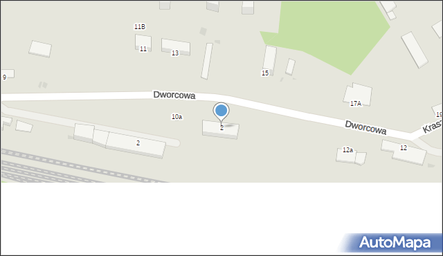 Kętrzyn, Dworcowa, 2, mapa Kętrzyn