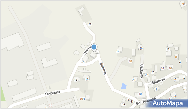 Kobylany, Dworska, 28, mapa Kobylany
