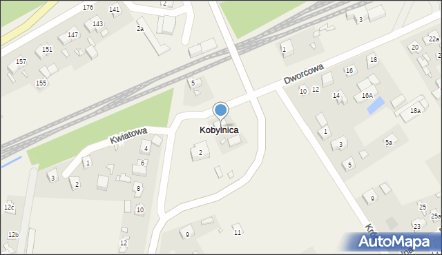 Kobylnica, Dworcowa, 4, mapa Kobylnica