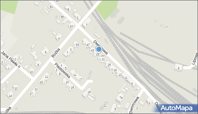 Kolonowskie, Dworcowa, 35, mapa Kolonowskie