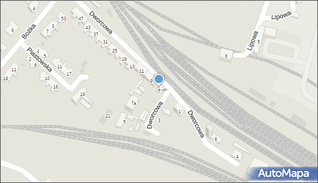 Kolonowskie, Dworcowa, 7, mapa Kolonowskie