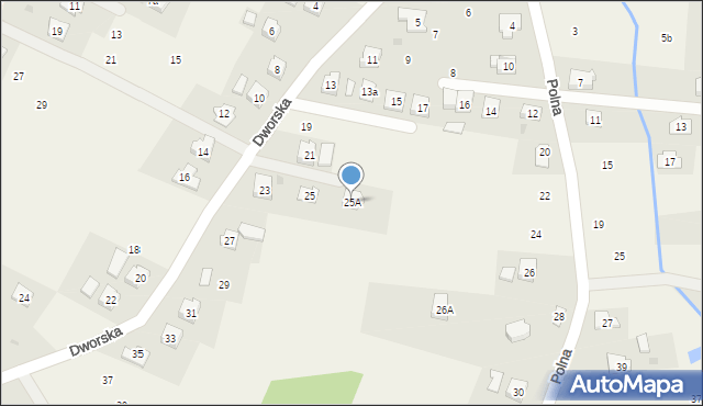 Korczyna, Dworska, 25A, mapa Korczyna
