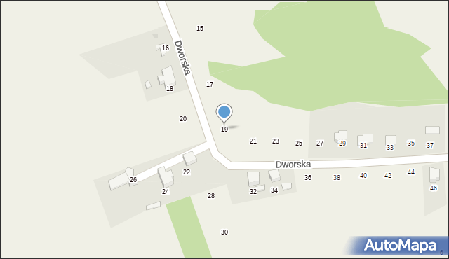 Kostkowice, Dworska, 19, mapa Kostkowice