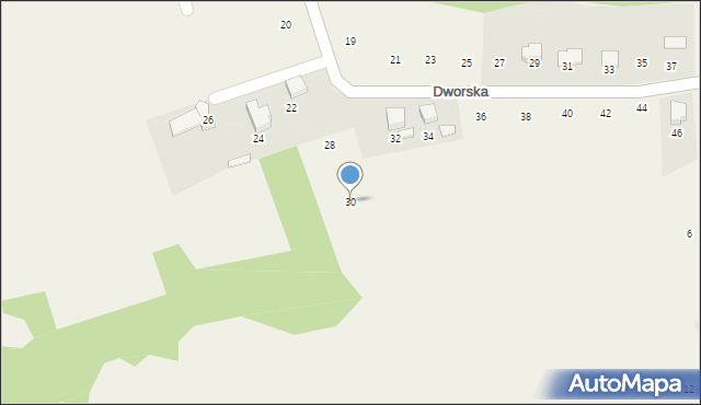 Kostkowice, Dworska, 30, mapa Kostkowice