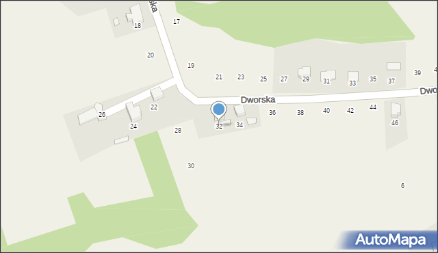 Kostkowice, Dworska, 32, mapa Kostkowice