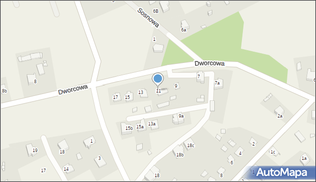 Kruklanki, Dworcowa, 11, mapa Kruklanki