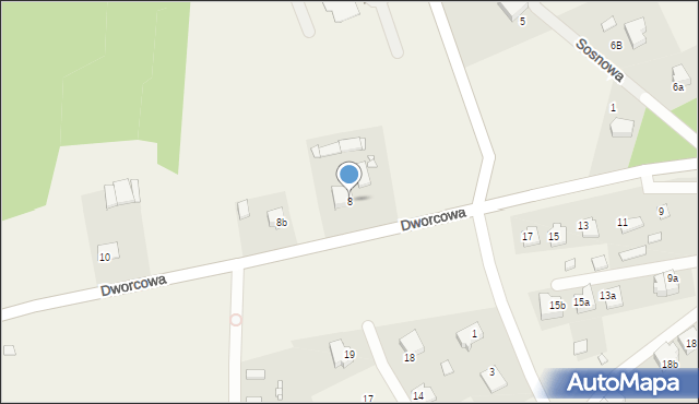 Kruklanki, Dworcowa, 8, mapa Kruklanki
