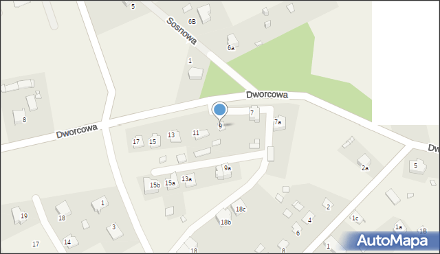 Kruklanki, Dworcowa, 9, mapa Kruklanki