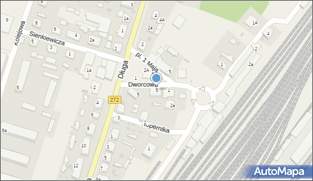 Laskowice, Dworcowa, 3, mapa Laskowice