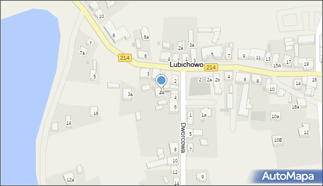 Lubichowo, Dworcowa, 4A, mapa Lubichowo