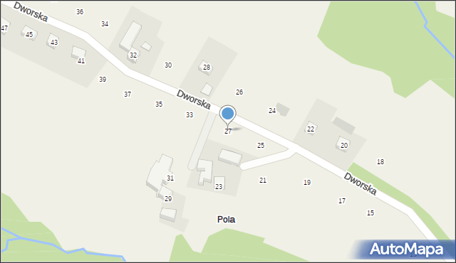 Łyczanka, Dworska, 27, mapa Łyczanka