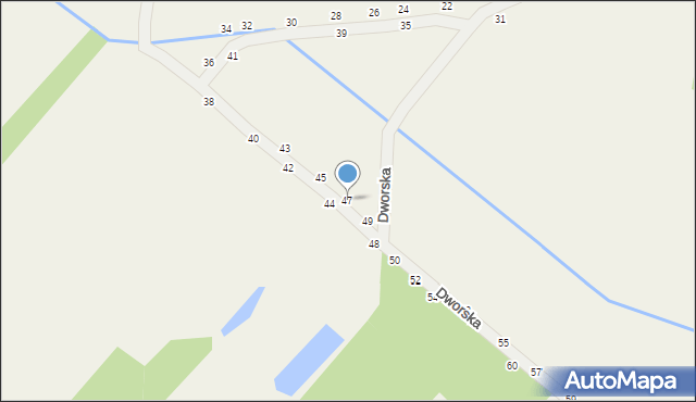 Maliszew, Dworska, 47, mapa Maliszew