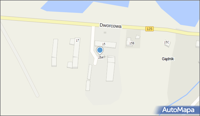 Moryń, Dworcowa, 15A, mapa Moryń