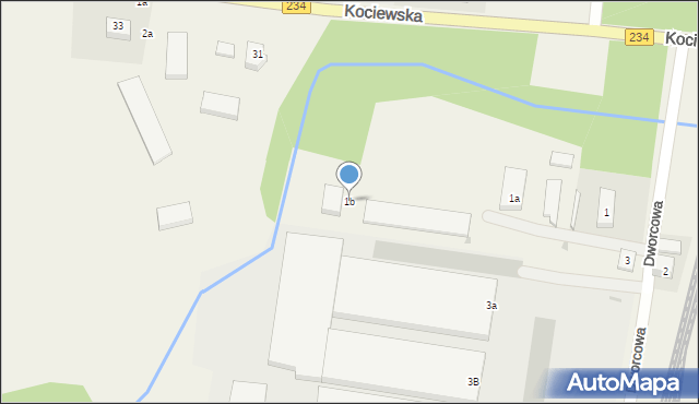 Morzeszczyn, Dworcowa, 1b, mapa Morzeszczyn