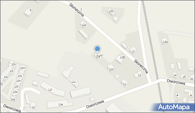 Nowa Wieś Lęborska, Dworcowa, 11a, mapa Nowa Wieś Lęborska