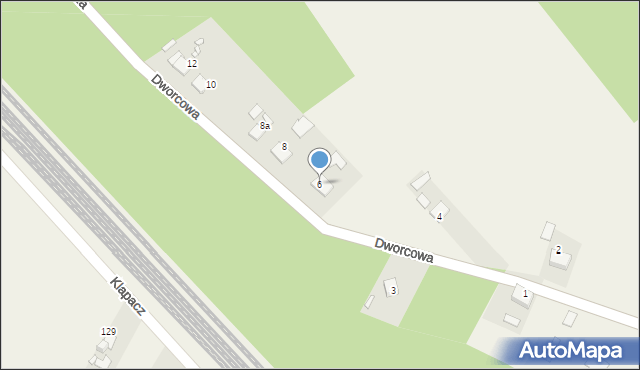 Nowe Siołkowice, Dworcowa, 6, mapa Nowe Siołkowice