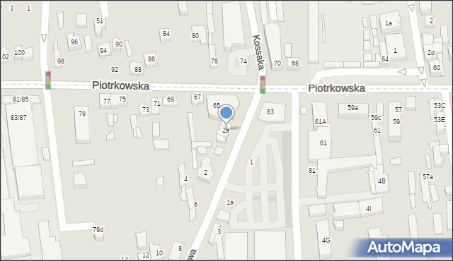 Opoczno, Dworcowa, 2a, mapa Opoczno