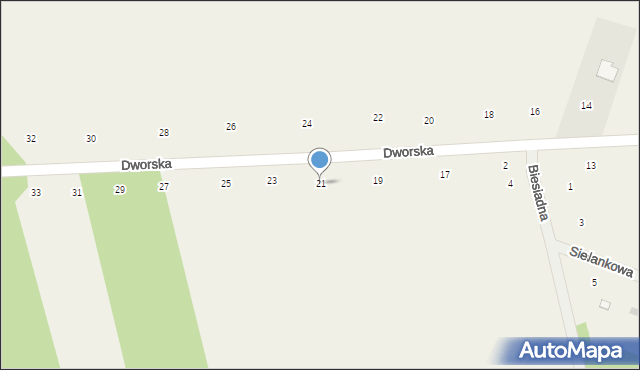 Orchówek, Dworska, 21, mapa Orchówek