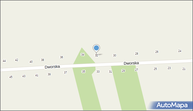 Orchówek, Dworska, 32, mapa Orchówek