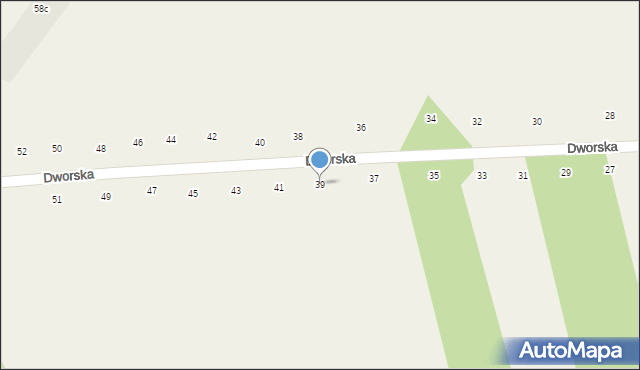 Orchówek, Dworska, 39, mapa Orchówek