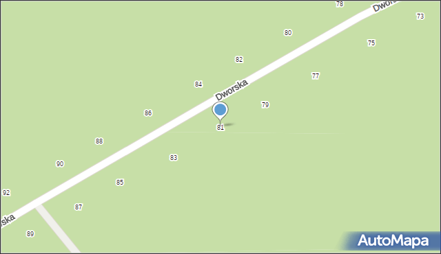 Orchówek, Dworska, 81, mapa Orchówek