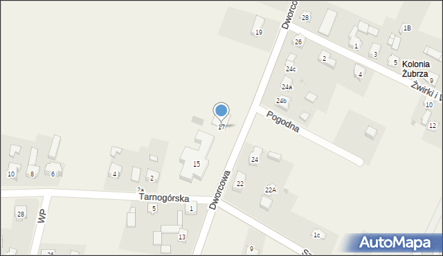 Ożarowice, Dworcowa, 17, mapa Ożarowice