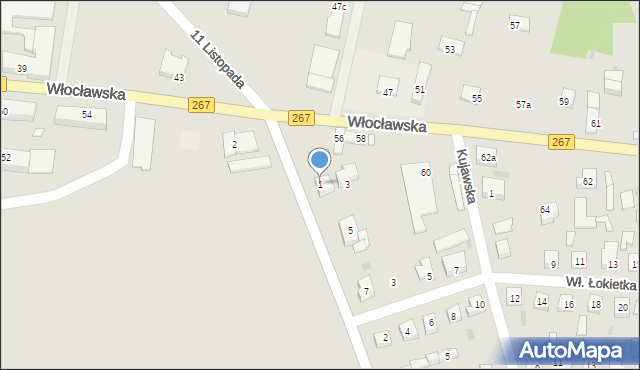 Piotrków Kujawski, Dworcowa, 1, mapa Piotrków Kujawski