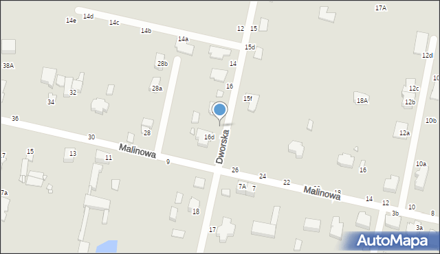 Piotrków Trybunalski, Dworska, 16, mapa Piotrków Trybunalski
