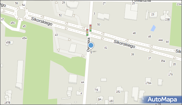 Piotrków Trybunalski, Dworska, 5, mapa Piotrków Trybunalski