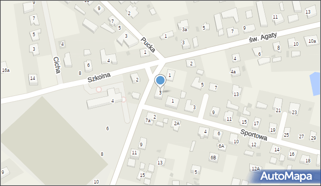 Połchowo, Dworcowa, 3, mapa Połchowo