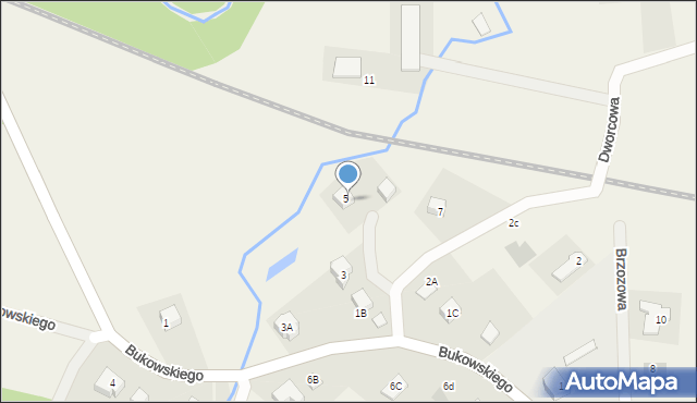 Pręgowo, Dworcowa, 5, mapa Pręgowo