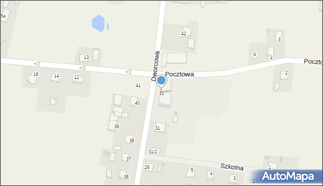 Pruszcz, Dworcowa, 33, mapa Pruszcz