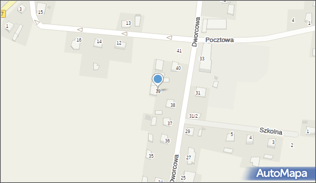 Pruszcz, Dworcowa, 39, mapa Pruszcz