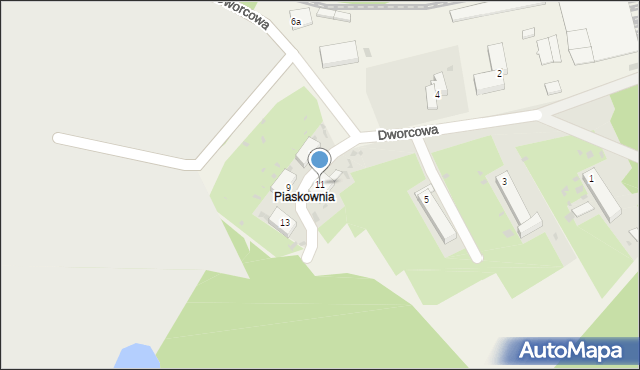 Przezchlebie, Dworcowa, 11, mapa Przezchlebie