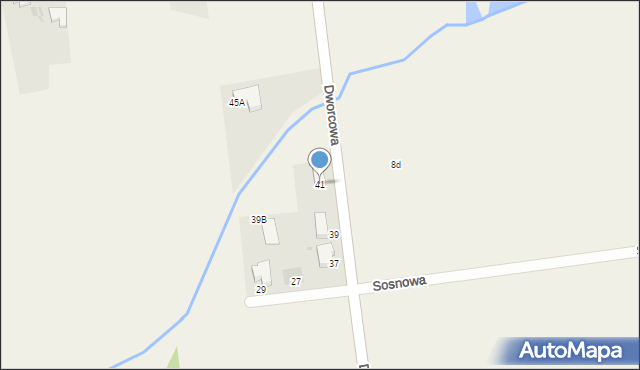 Przezchlebie, Dworcowa, 41, mapa Przezchlebie