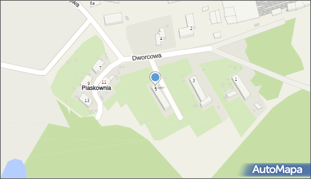 Przezchlebie, Dworcowa, 5, mapa Przezchlebie