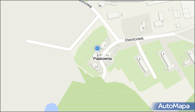 Przezchlebie, Dworcowa, 9, mapa Przezchlebie