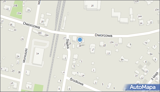 Puszczykowo, Dworcowa, 19, mapa Puszczykowo