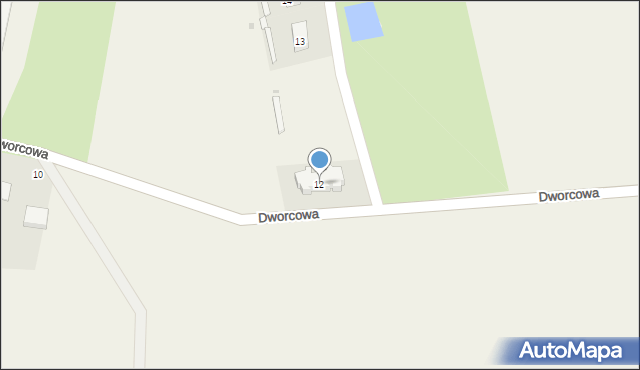 Radostowo, Dworcowa, 12, mapa Radostowo