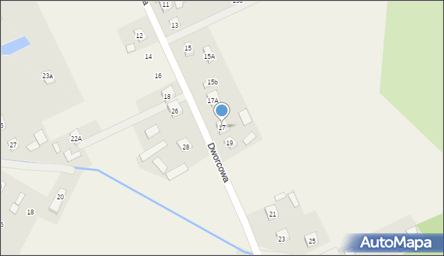 Radziwiłłów, Dworcowa, 17, mapa Radziwiłłów