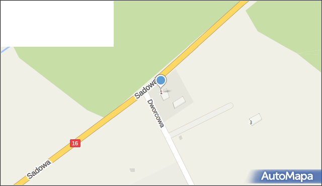 Rudzienice, Dworcowa, 1, mapa Rudzienice