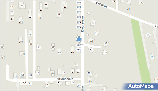 Rzeszów, Dworzysko, 33/2, mapa Rzeszów