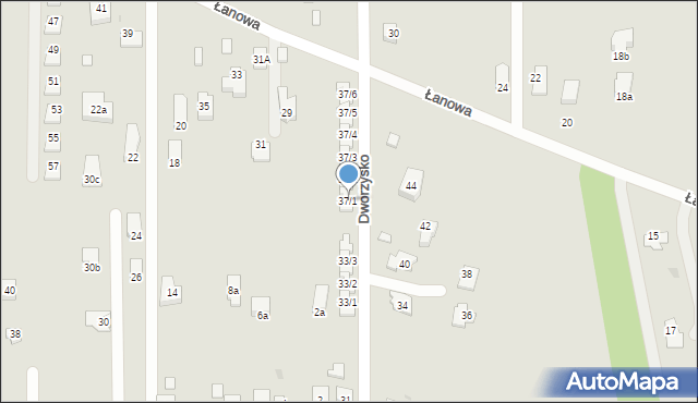 Rzeszów, Dworzysko, 37/1, mapa Rzeszów