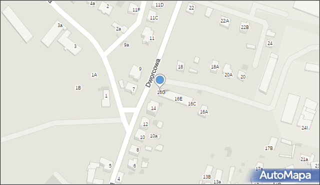 Sianów, Dworcowa, 16G, mapa Sianów