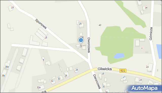 Stanica, Dworcowa, 23, mapa Stanica